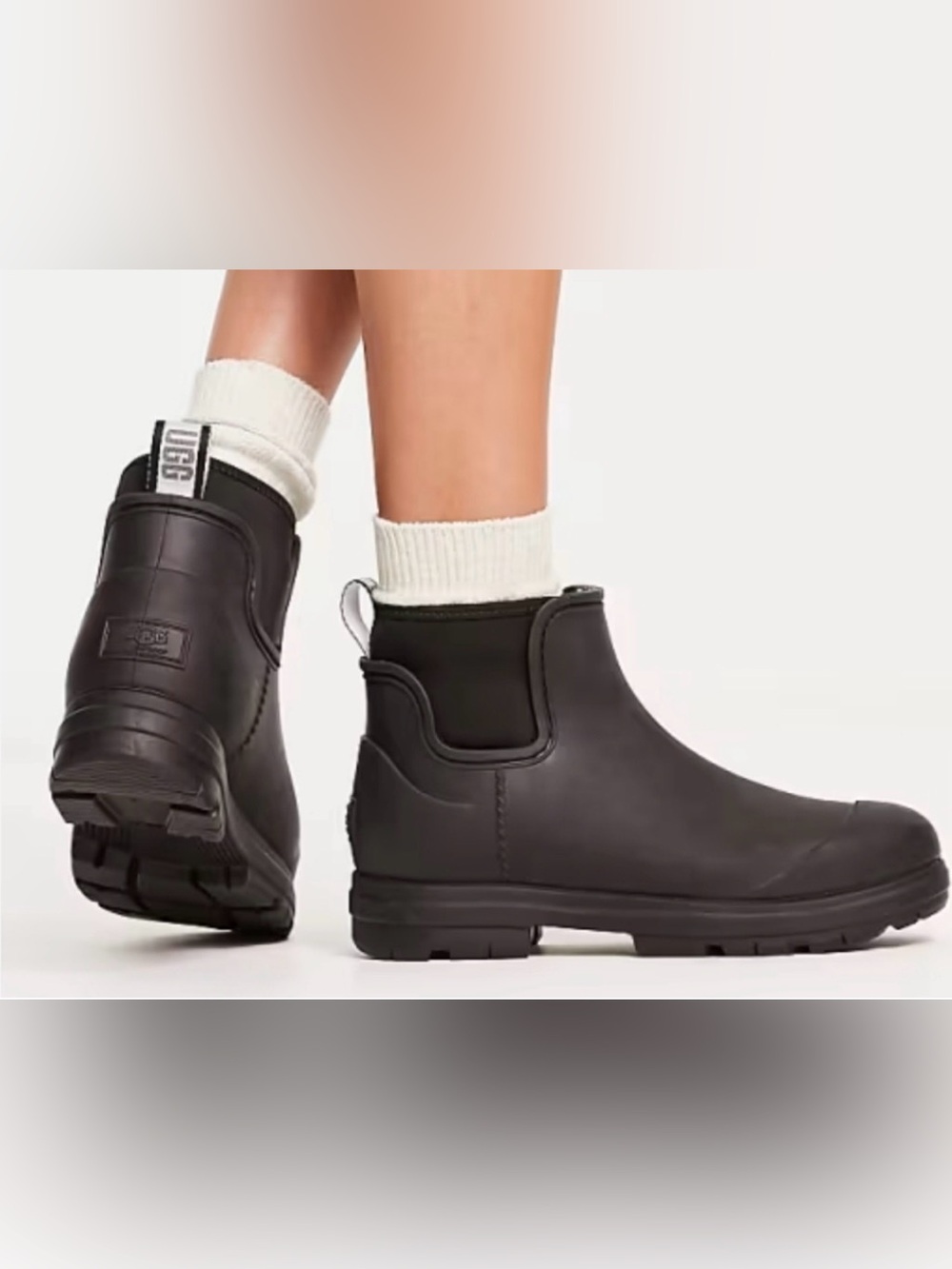 UGG Women's Droplet rain boots in black
